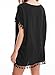 Yincro Women Chiffon Swimsuit Cover up Beach Bikini Stylish Tassel Bathing Suit Cover ups