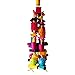 RYPET Large Parrot Chewing Toy – Multicolored Wooden Blocks & Natural Loofah Heavy Duty Bite Bird Toys for African Grey, Macaws and Similar Large Medium-Sized Amazon Parrotsthumb 3