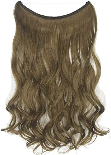 Halo Hair Extensions Invisible Elastic Wire Hairpieces No clips, No glue 8008#68