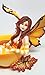 Pacific Giftware Amy Brown Autumn Comfort Cup Fairy Fantasy Art Figurine Collectible 4.75 inch