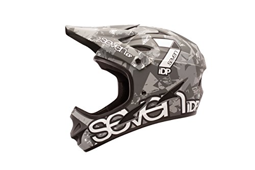 7iDP M1 Helmet, Matt Black/White/Grey Camo, Medium