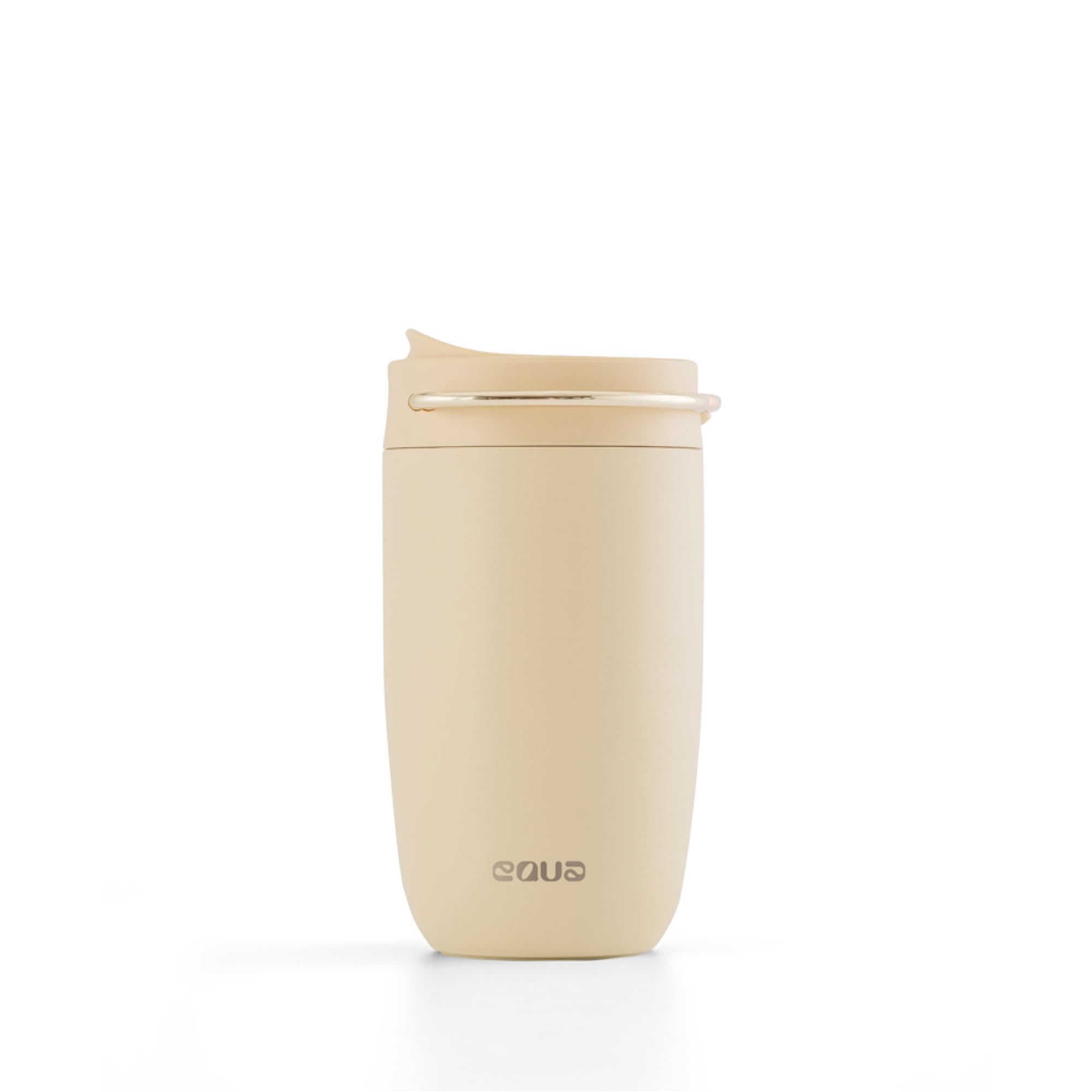 EQUA Thermal Mug 300 ml, Stainless Steel, Double Insulated, Hot for up to 4 Hours, 100% Leak-Proof, Butter