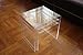 DisplayGifts AC-TB1 Clear Acrylic Nesting Table Coffee End Table 3pc Lucite Side Table Set