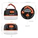 TOMONS 196lm Ultra Bright LED Camping Lantern, IP65 Waterproof Outdoor Lights, Tent Lamp with Rechargable 5200mAh Battery Power Bank for Camping, Hiking, Fishing and Emergencies-Orange