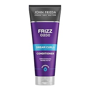 John-Frieda-Dream-Curls-Conditioner-250ml John Frieda Frizz Ease Dream Curls Curl-Defining Conditioner 250 ml for Naturally Wavy & Curly Hair, (Pack of 1)
