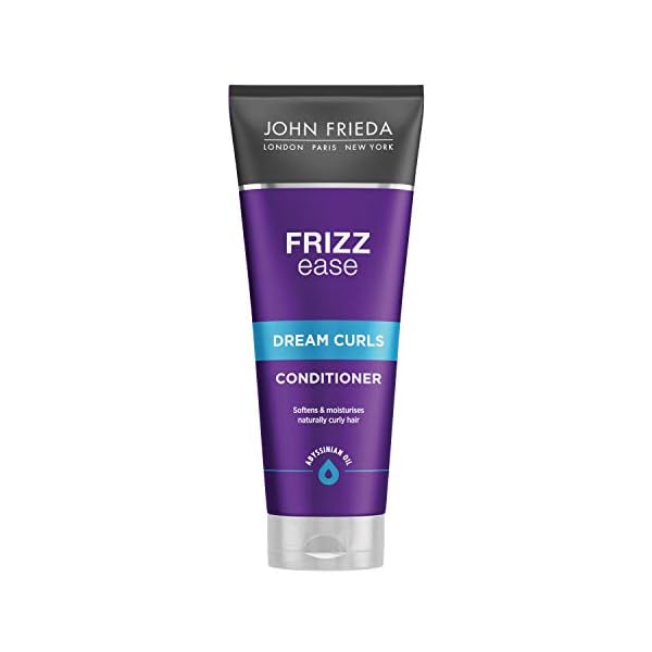 John-Frieda-Dream-Curls-Conditioner-250ml John Frieda Frizz Ease Dream Curls Curl-Defining Conditioner 250 ml for Naturally Wavy & Curly Hair, (Pack of 1)