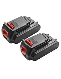 Negra y decker 20 V baterías packs