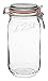 Le Parfait French Glass Canning Jar with 85mm Gasket and Lid Bundle Variety Kit - .5 Liter, .75 Liter, 1 Liter & 1.5 Liter (Variety Pack)