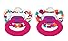 NUK Pink Bubbles and Butterflies Puller Pacifier, 6-18 Months