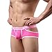 2 Pack Men Boxer Briefs Shorts Hollow Cut Out Trunks Underwear 863