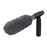 Sony ECM-VG1 Electret Condenser Short Shotgun Microphone, 40Hz to 20kHz Frequency Response