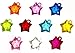 P&F HIGH QUALITY PRODUCTS Pack of 10 Dazzling Star Loom Charms for Rubber Band Loom Bracelets (S)