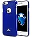 GOOSPERY Pearl Jelly for Apple iPhone 7 Case (2016) Slim Thin Rubber Case (Navy Blue) IP7-JEL-NVY