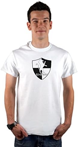 Men's Hogwarts HP Gryffindor House Lion Shield T-Shirt XXX-Large White