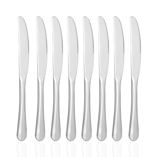 MIUCOLOR Dinner Steak Knife Set - Stainless Steel Knife 8-Piece