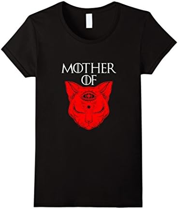 Womens Mother of Cats Medium Black