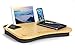 Lap Desk by Hultzzzy – Large 100% Natural Bamboo Surface – Fits up to 17 Inch Laptops – 15″ Tablets – Pen & Phone Holder – Mouse Pad Accessible – Cushion Foundationthumb 1