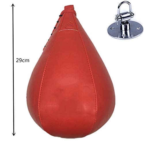 Saco-de-boxeo-Speed-Bag-Bola-de-perforacin-giratoria-de-cuero-resistente-para-colgar-Saco-de-boxeo-en-forma-de-pera-con-accesorios-de-montaje-ideal-para-el-hogar-entrenamiento-de-gimnasio