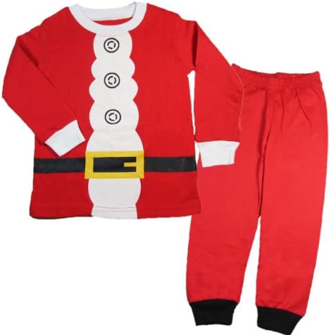 Toddler Kid Boys Girls Christmas pajama T shirt+long pants YSQA7471 Size T6