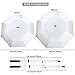 G4Free 68 Inch Automatic Open Golf Umbrella Double White Canopy Wedding Auto Open Extra Large Oversize Windproof Umbrellas(White)