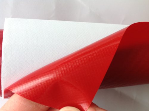 [Taro Works] 3d Carbon Fiber Vinyl Flex Wrap Red 60"x12" 152cmx30cm