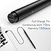 MEKO 1.6mm Fine Tip Active Digital Stylus Pen with Universal Fiber Tip 2-in-1 for Drawing and Handwriting Compatible with Apple Pen iPad iPhone and Andriod Touchscreen Cellphones, Tablets-Black
