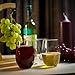 Curio Kitchen Unbreakable Stemless Wine Glasses (4 Piece Set) plus Ebook Download - BPA Free, Shatterproof, Dishwasher Safe - 16 Ounce Cups