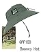Sun Protection Zone Unisex Booney Hat (Olive with Khaki Trim)
