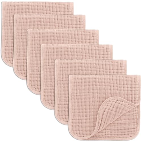 Comfy Cubs Muslin Burp Cloths 6 Pack