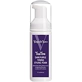 True Tone Dark Purple Toning & Styling Foam - Brightens Blondes - Removes Dark Yellow & Brassy Tones On Bleached, Blonde Or Highlighted Hair - Adds Body - 1.7 oz