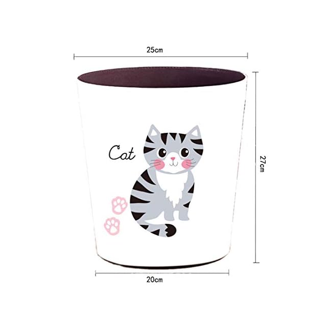 FutureShapers 10L Impermeable Cubo de Basura Papelera para Oficina