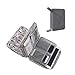 Ivy Trade Electronic Organizer Travel Case Waterproof Double Layer Travel Universal Cable Storage Bag for Cords, Charger, Phone, USB, SD Card，iPad or Tablet(up to 9.8’’) Grey