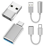 xiwxi [4 Pack【USB-C to USB-A】&【USB-A to