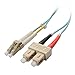 Cable Matters 10Gb 40Gb OFNP Plenum Rated Multimode Duplex 50/125 OM3 Fiber Cable (LC to SC Fiber Optic Cable, SC to LC Fiber Patch Cable) 3m