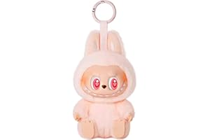 YGBrand Labubu Keychain,Cute Plush Keychain,Monster home decoration Collection keychains,Doll Hanging Backpack Hanging Pendant Gifts