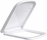 MASS DYNAMIC Square Toilet Seat 40 x 36 cm Soft Close Quick Release Top Fixing view 2