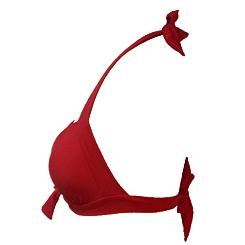 Agreya Women Vintage Polka Dot Halter High Waisted Bikini Swimsuit Set (Red-Black Dot, XXXL) …