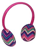 N'Ice Caps Girls Zig Zag Chevron Adjustable Earmuffs (One Size, Chevron Print)