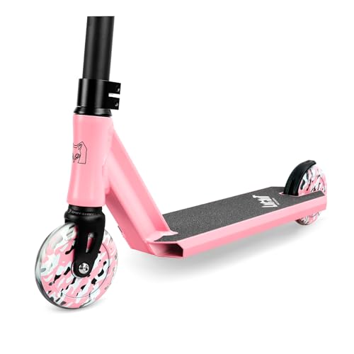 Limit LMT68 Mini Pro Stunt Kick Scooter – Short and Small Freestyle Trick Scooters for Kids Ages 5 Years and Up-Professional Complete BMX Scooter Perfect for Beginners Children Boys and Girls Gifts