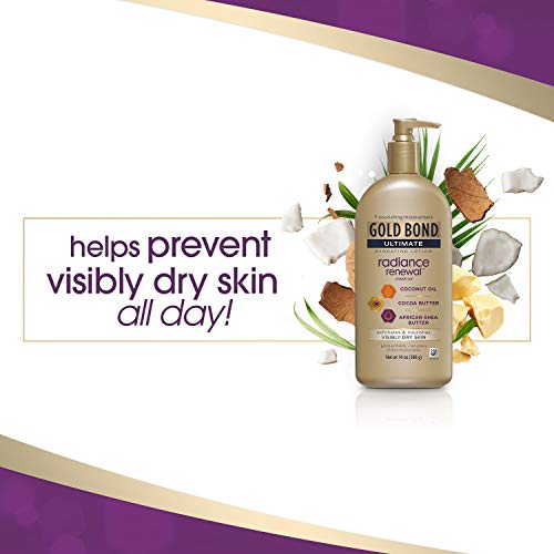 Gold Bond Ultimate Radiance Renewal, 14 Ounce Lotion with Coconut Oil, Shea Butter, Cocoa Butter - //medicalbooks.filipinodoctors.org