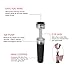 Wine Aerator Pourer, Mayetori Premium Anti Liquid Diffuser Decanter Spout with Wine Stopper and Wine Foil Cutter (black)