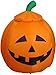 4 Foot Animated Halloween Inflatable Pumpkin and Ghost LED Lights Decor Outdoor Indoor Holiday Decorations, Blow up Lighted Yard Decor, Giant Lawn Inflatables Home Family Outside Decor