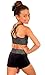 TumbleWear Girl's Sequin Dazzle Sports Bra