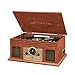 Victrola Classic 6-in-1 3 Speed Turntable with Bluetooth Mahogany VTA-220Bthumb 4