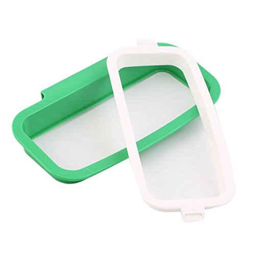 Kicode 2 Pack Home Kitchen Cupboard Cabinet Door Mounted Garbage Trash Rack Storage Creative Rubbish Bag Holder - Thumbnail 4