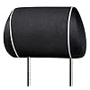 WALSER auto hoofdsteun hoes Modulo 2 stuks set universele hoezen voor hoofdsteun 13562