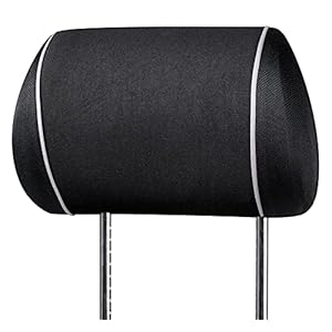 WALSER auto hoofdsteun hoes Modulo 2 stuks set universele hoezen voor hoofdsteun 13562