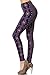 Premium Ultra Soft Leggings - High Waist - Regular and Plus Size - 50 New Printed Designs by Conceited (Small / Medium, Tribal Deep Purple)