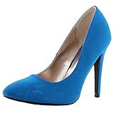 Women's Classic Closed Toe Kitten Heel Pump | Dress, Work, Party Mid Basic Pumps | high Casual Comfortable Sale