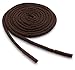 OrthoStep Waxed Very Thin Dress Round Classic Brown 36 inch Shoelaces 1 Pair Pack